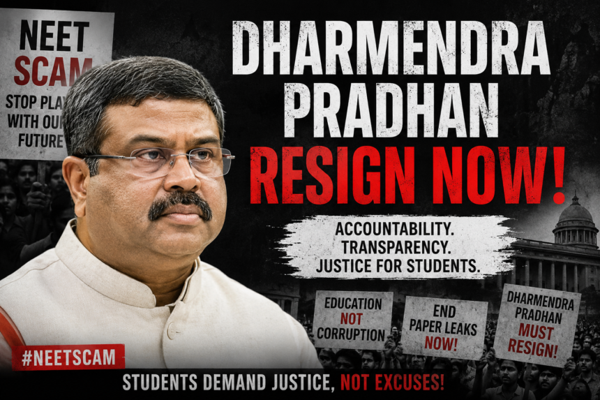 Dharmendra Pradhan resigns as Union Education Minister amid nationwide NEET paper leak protests