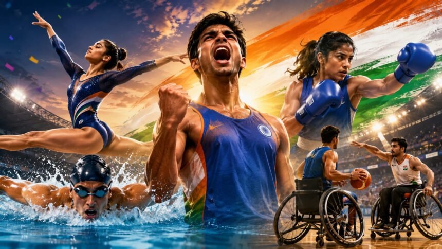 Indian athletes compete in gymnastics, boxing, swimming and other events during Day 3 of the Commonwealth Games 2026 in Glasgow.