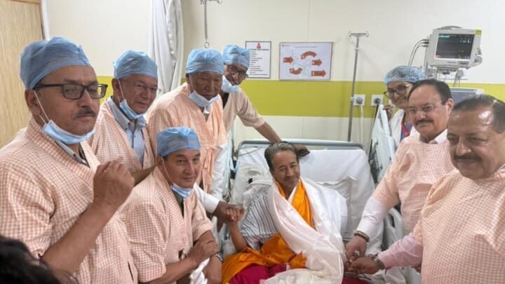 A collage of Sonam Wangchuk and Prime Minister Narendra Modi during major developments in the NEET 2026 paper leak controversy.