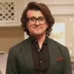 Sonu Nigam interacting with the media after declining to comment on the NEET paper leak protests.