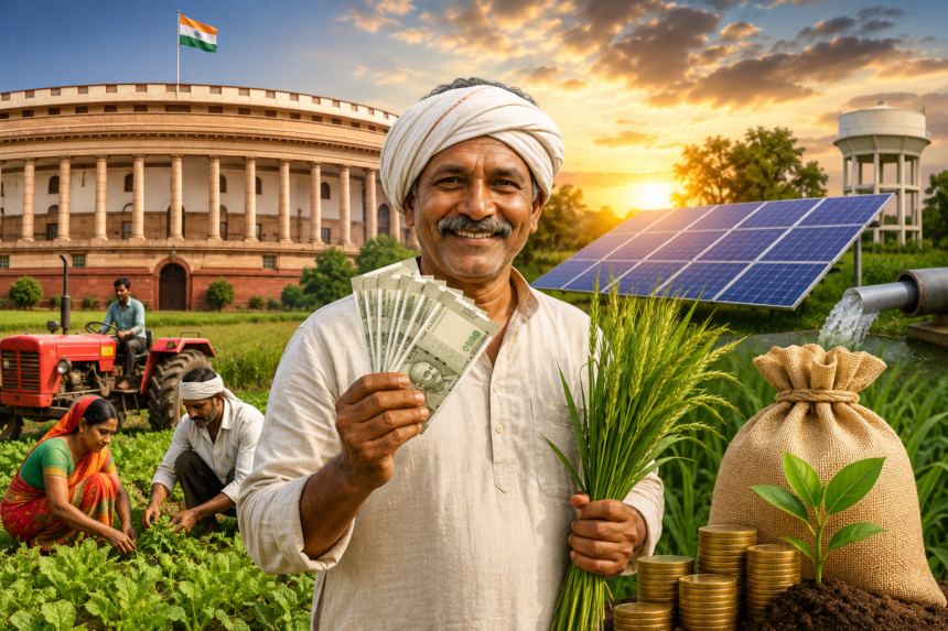 Union Cabinet approves ₹3.16 lakh crore farmer income support package to strengthen rural livelihoods and agricultural productivity across India.